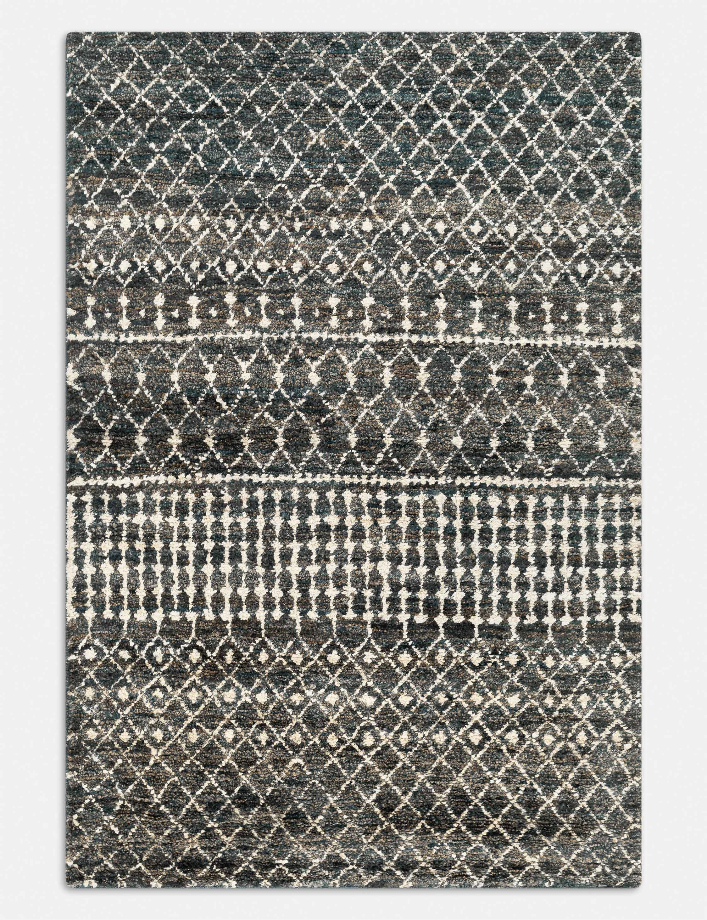 Devera Hand-Knotted Jute Moroccan-Style Rug