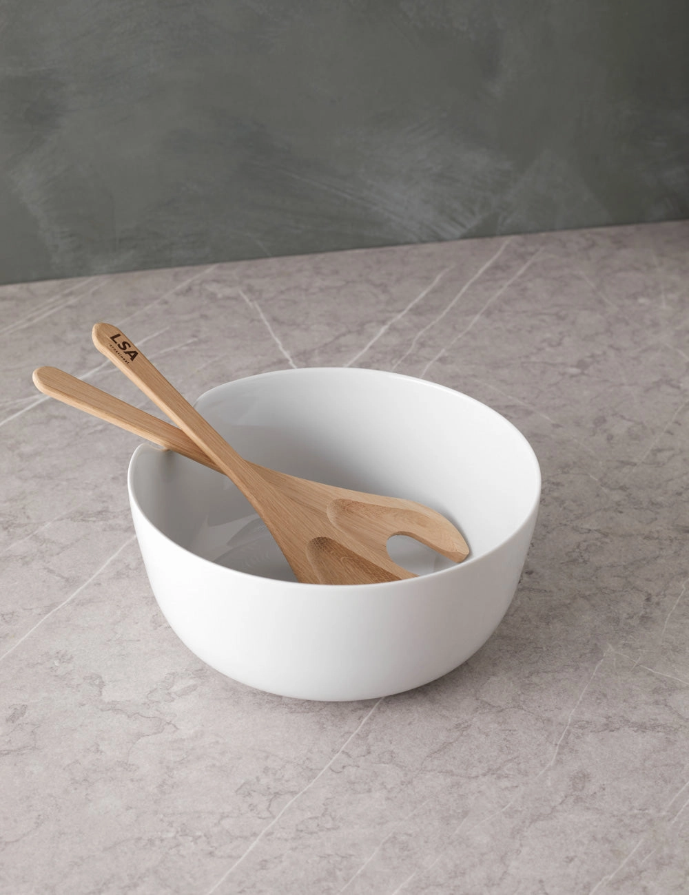 Dine Bowl   Oak Servers by LSA International decorative tabletop item