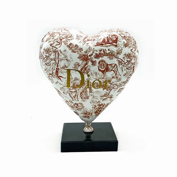 DIOR  HEART dreamcatcher wall hanging