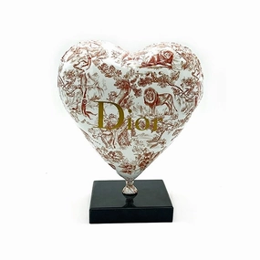 DIOR  HEART dreamcatcher wall hanging