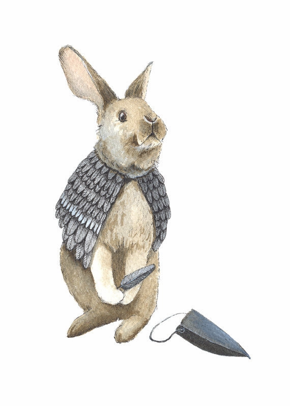 Disguised: The Rabbit - Art Print framed wall decor