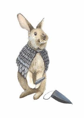 Disguised: The Rabbit - Art Print framed wall decor