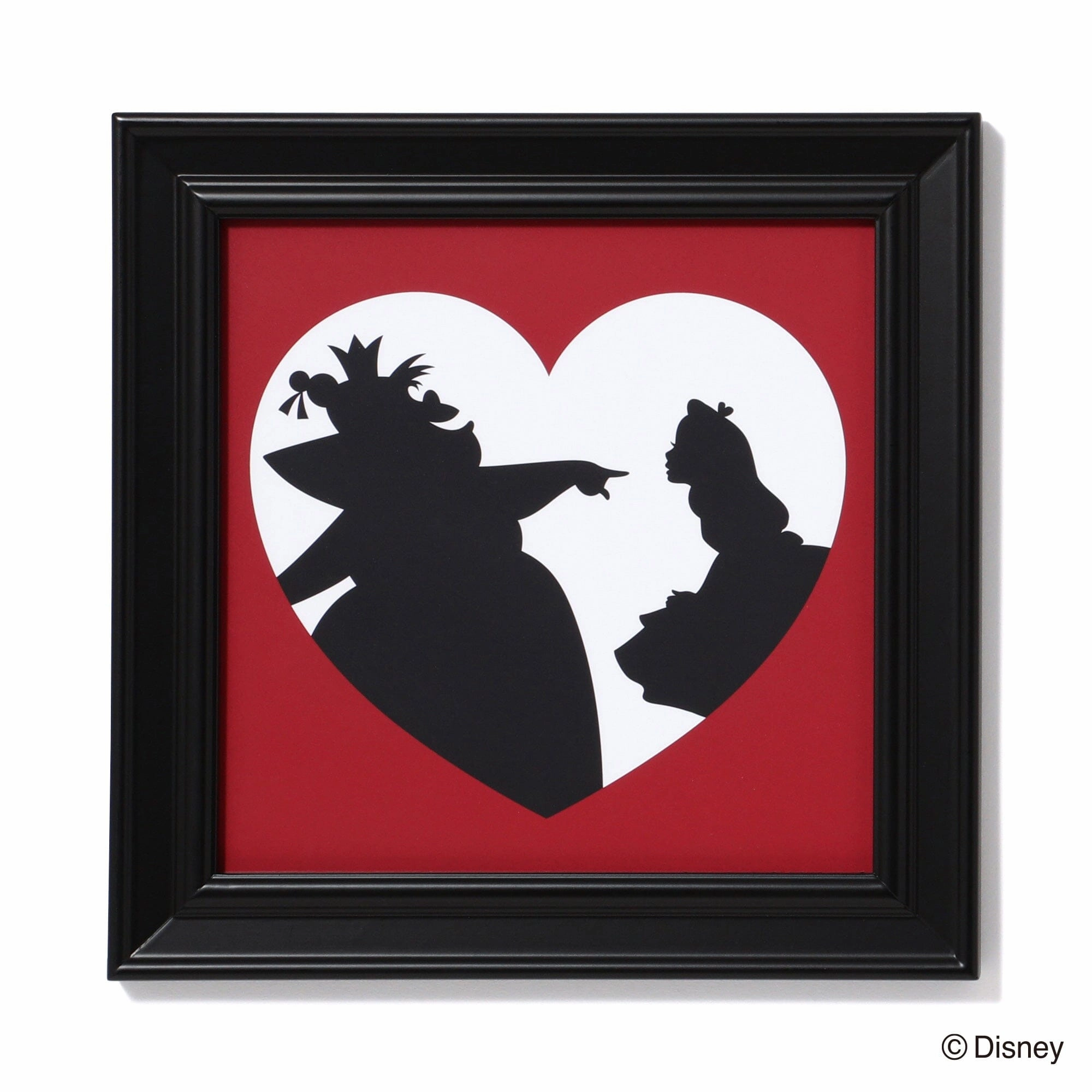 Disney Villains Night Queen Of Hearts Art Small framed wall decor