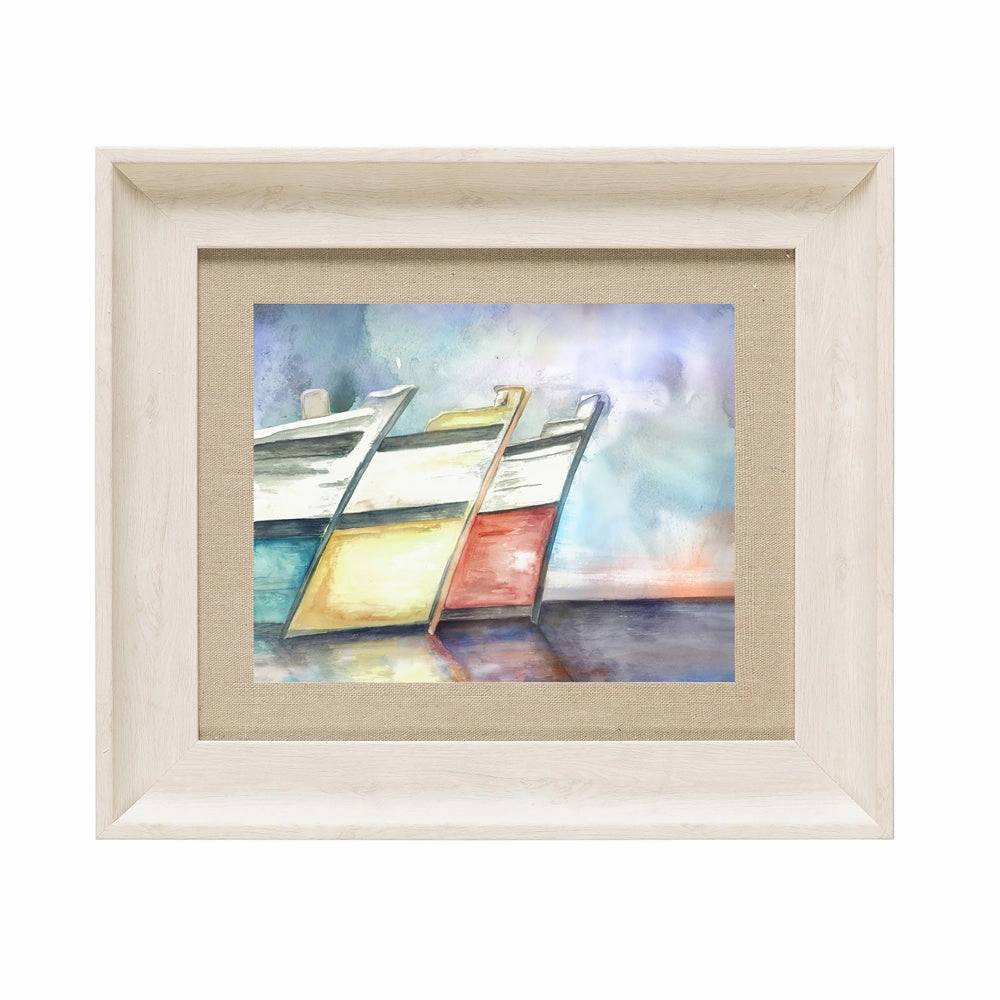 Docked Framed Print Birch
