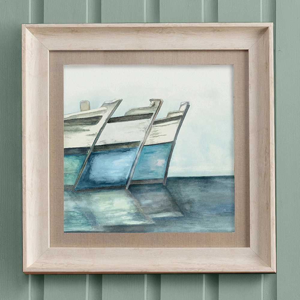 Docked Framed Print Birch