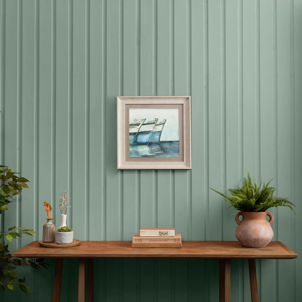Docked Framed Print Birch