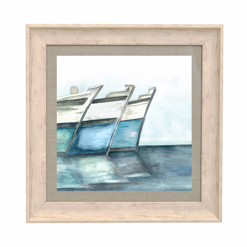 Docked Framed Print Birch