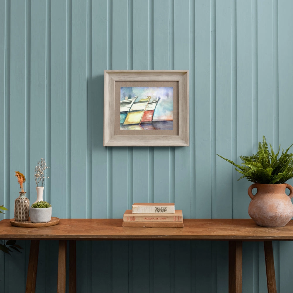 Docked Framed Print Birch