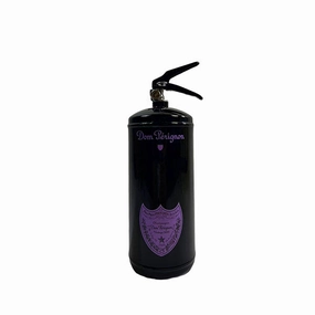 DOM PRIGNON PURPLE EXTINGUISHER dreamcatcher wall hanging