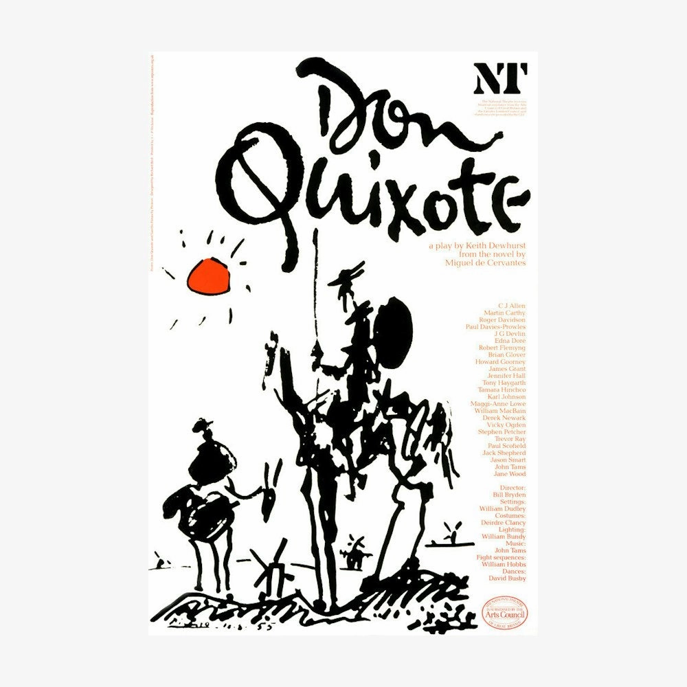 Don Quixote 1982 Print aesthetic poster wallpaper