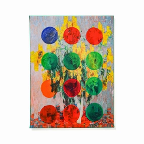 Dot Art Board framed wall decor