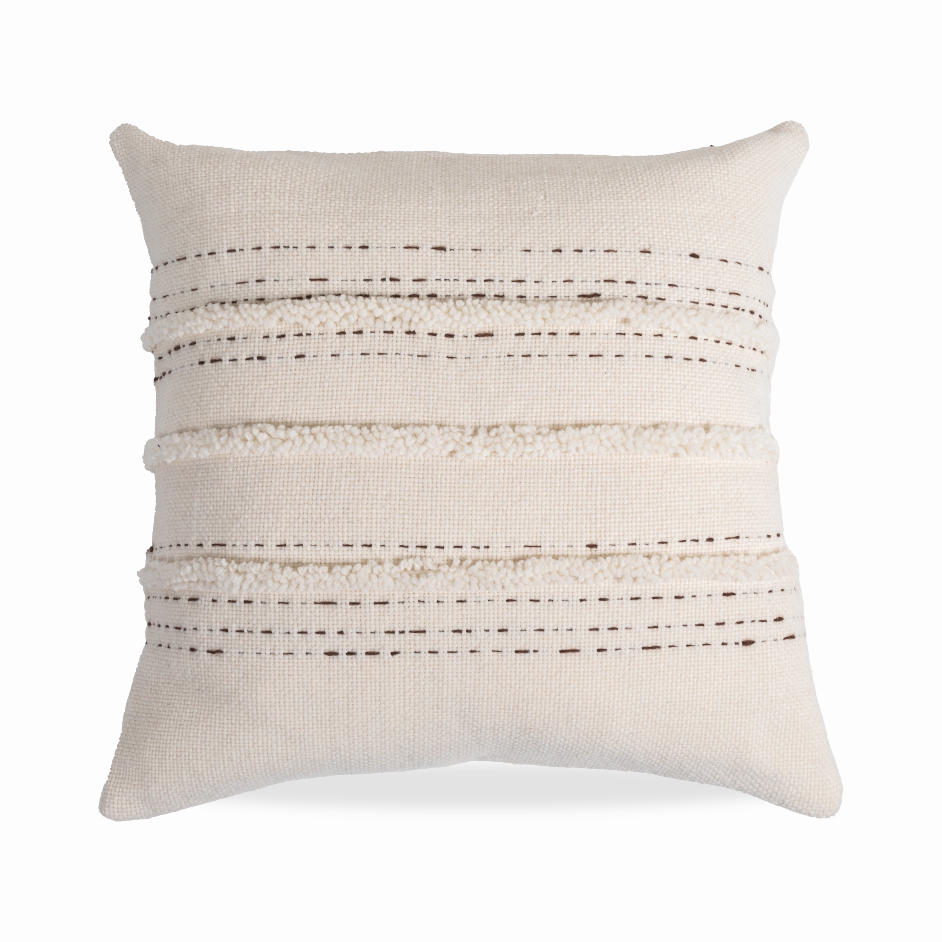 Dot Fringe Wool Pillow elegant wall decor
