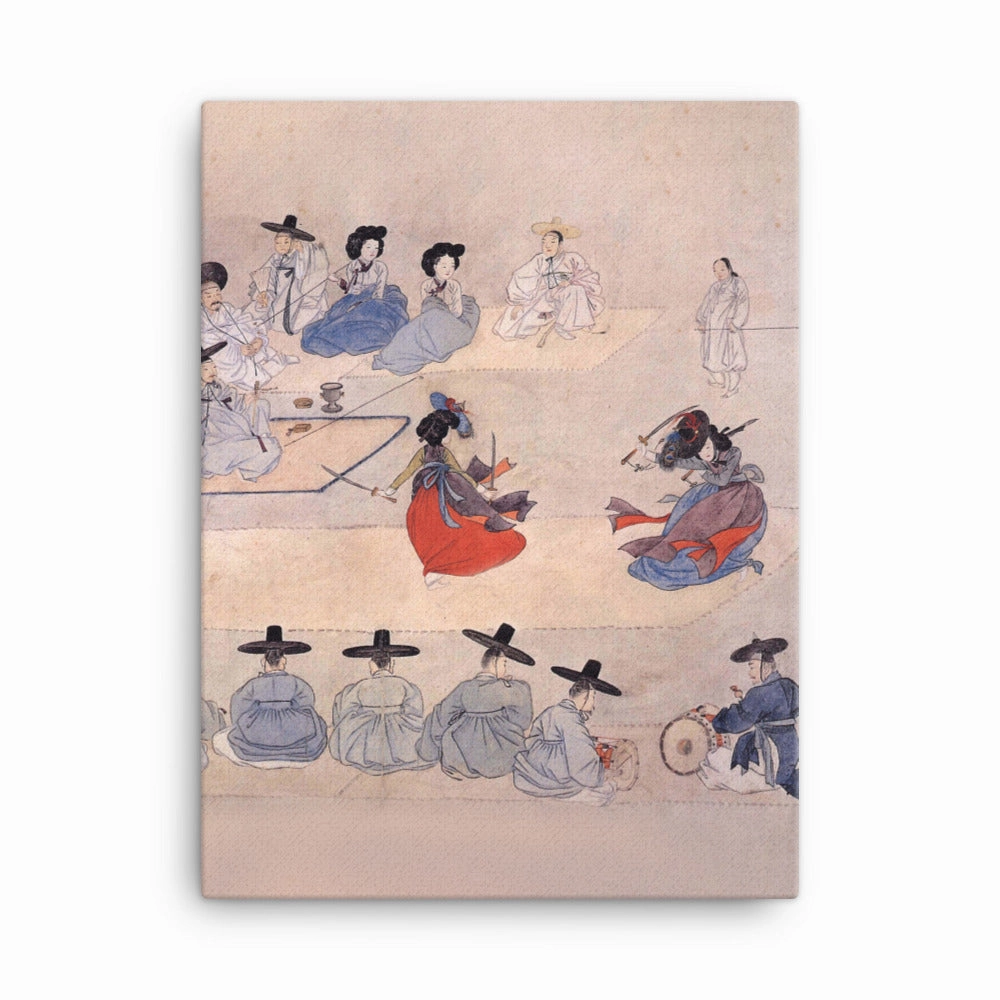 Double Sword Dance, Hyewon - Leinwand canvas mural art