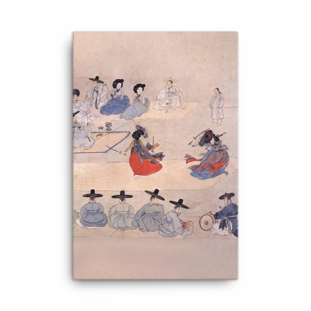 Double Sword Dance, Hyewon - Leinwand