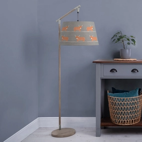 Dougal Quintus Taper & Quintus Complete Floor Lamp Grey/Granite patterned fashion rug  