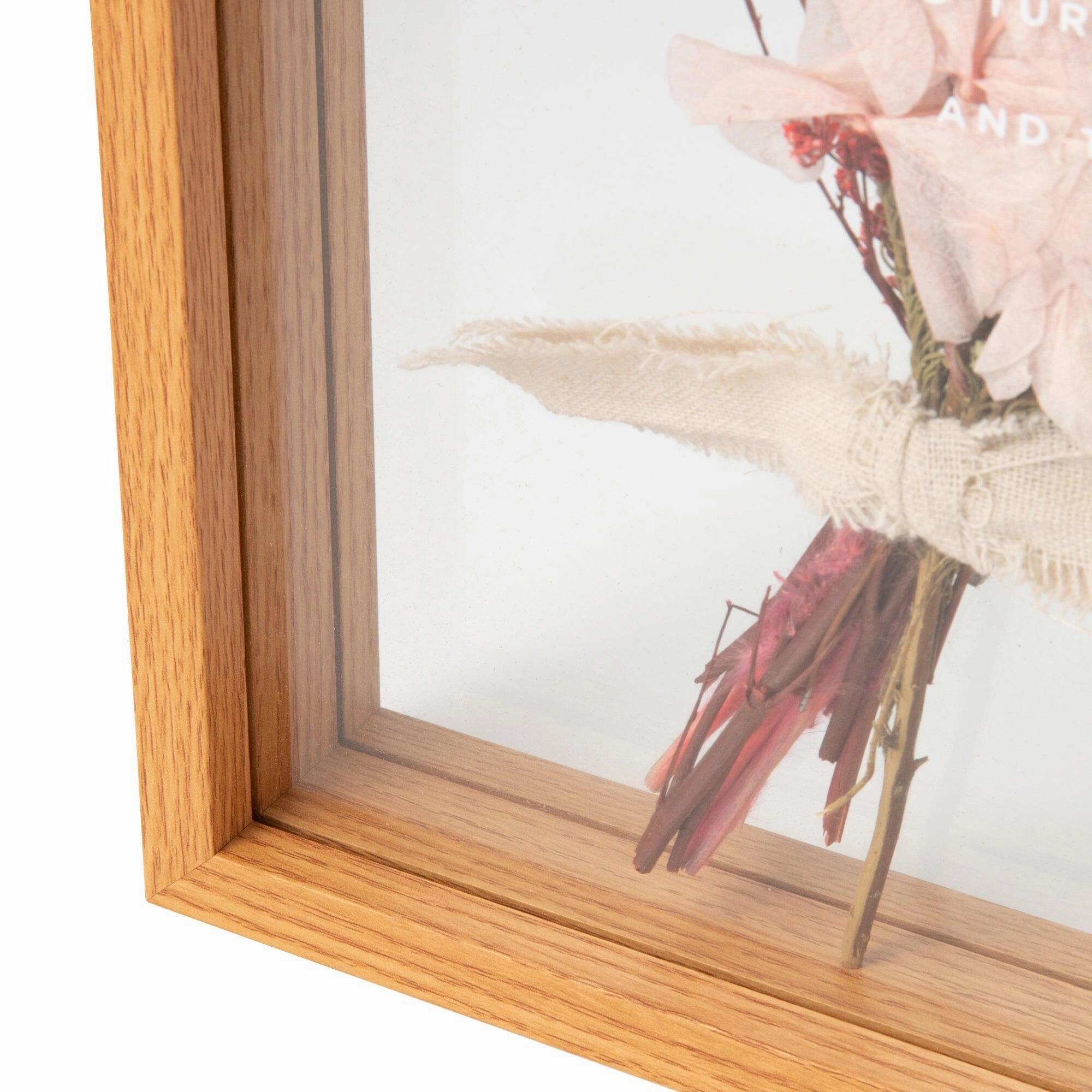 Dried Flower Art Board Pink