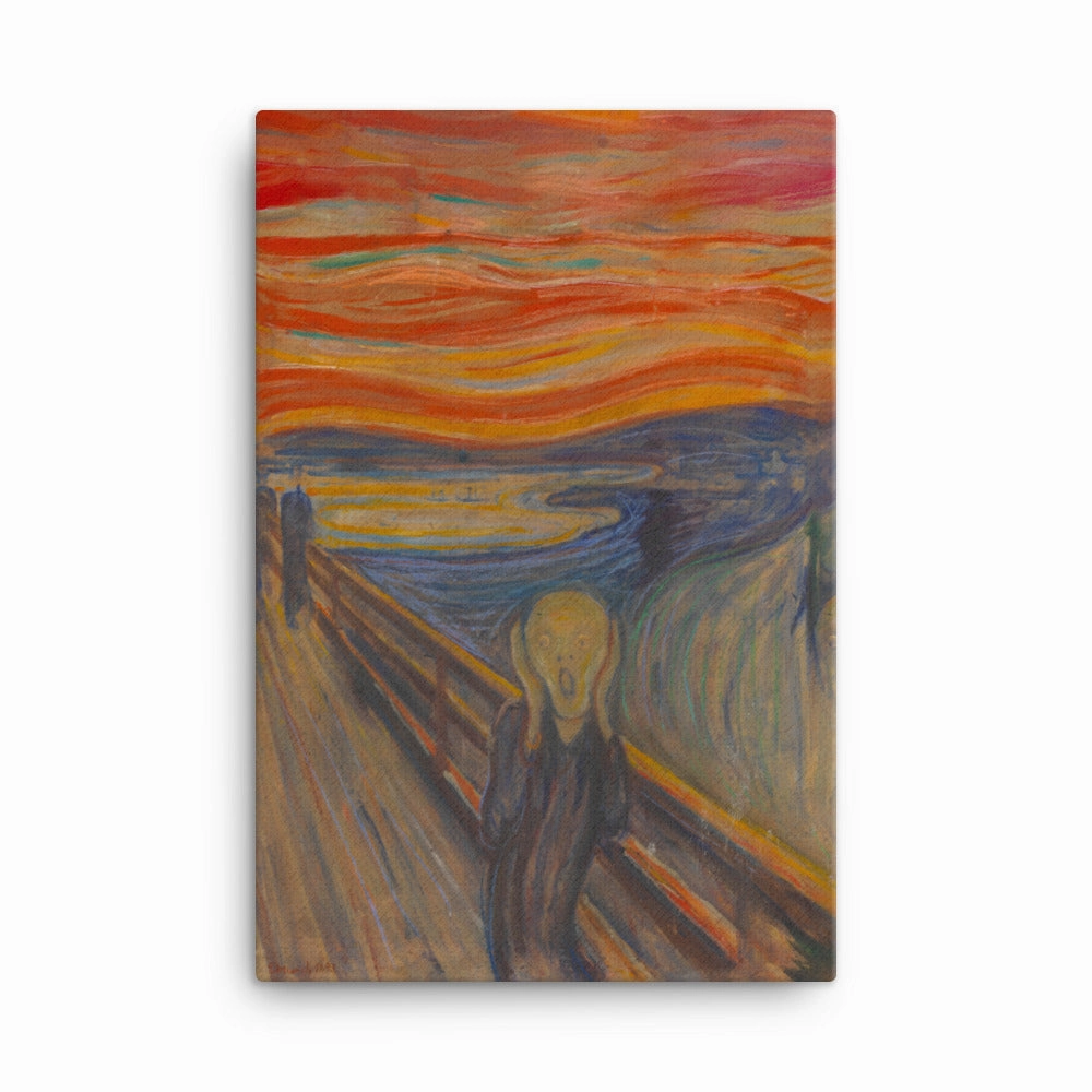 Edvard Munch, The Scream - Leinwand