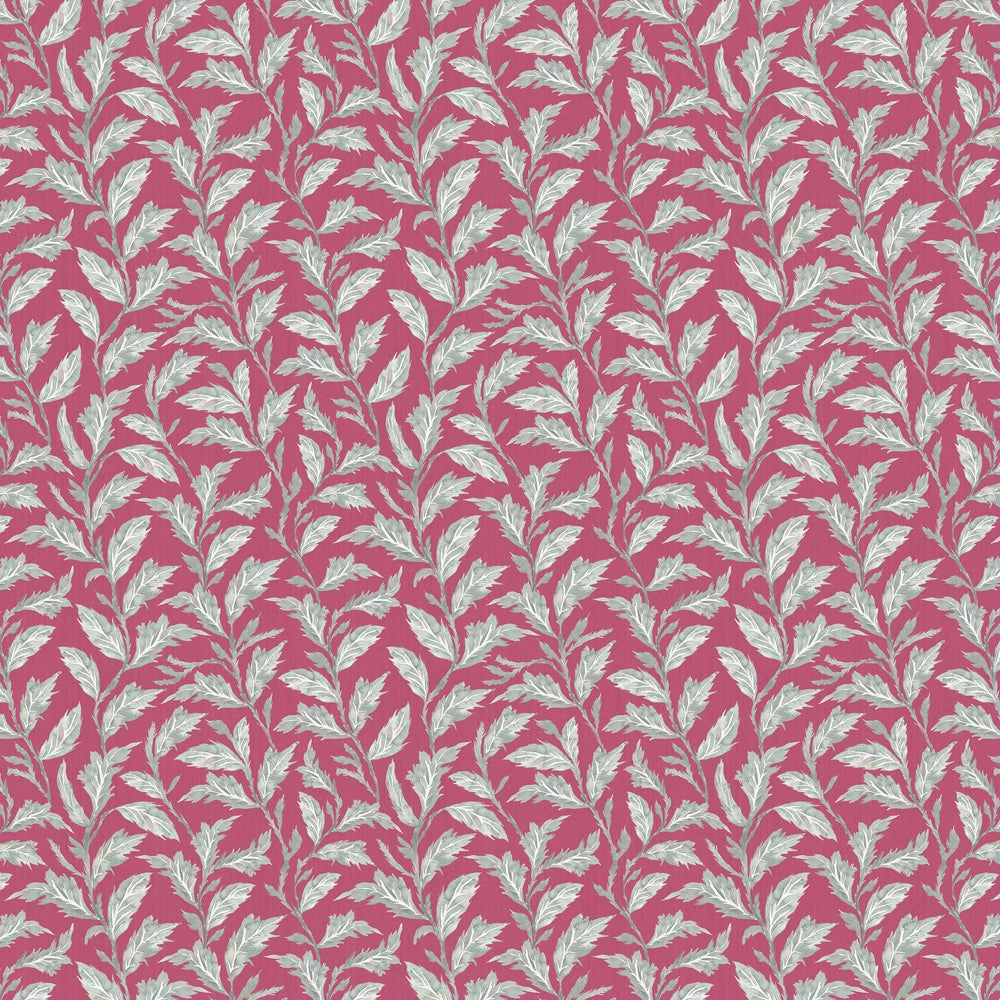 Eildon Printed Cotton Fabric (By The Metre) Fuchsia