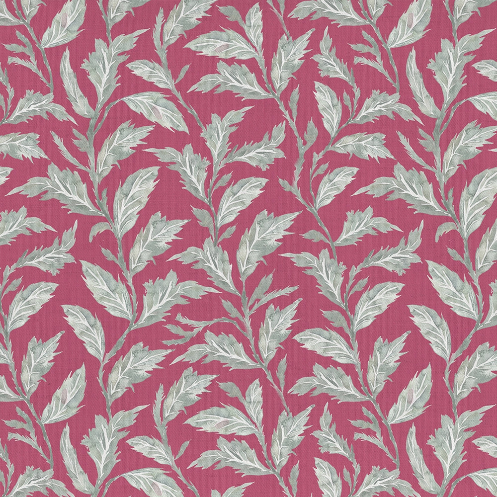 Eildon Printed Cotton Fabric (By The Metre) Fuchsia elegant table cloth  
