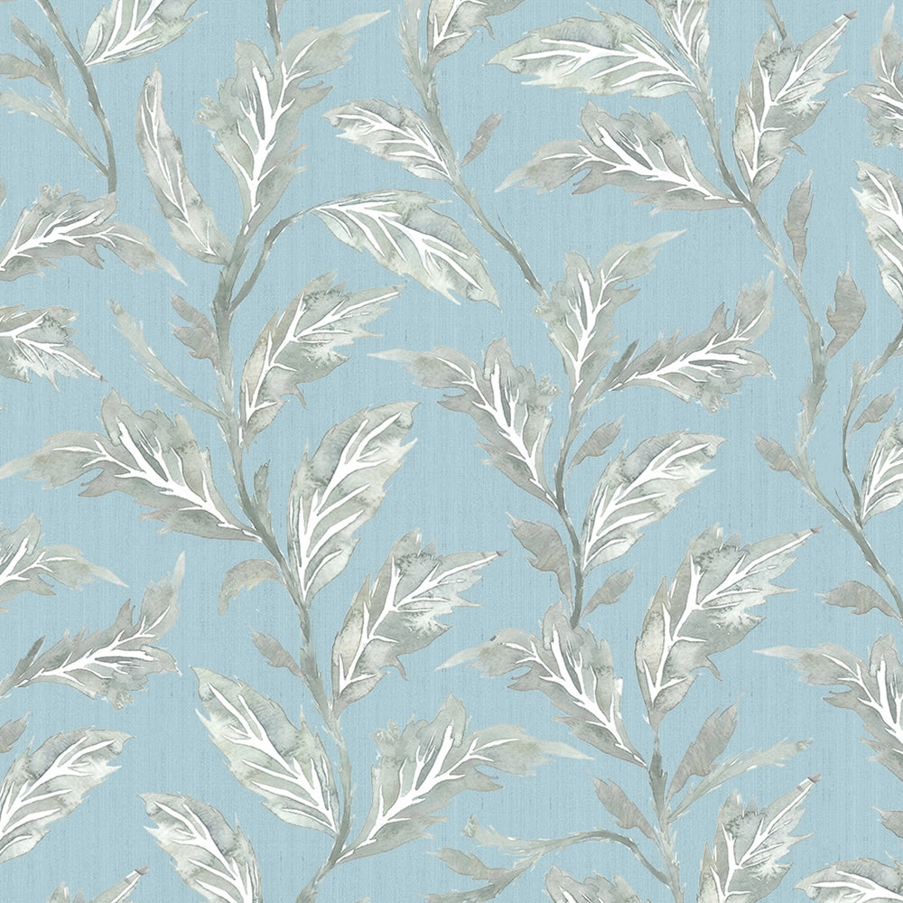 Eildon Printed Made to Measure Curtains Bluebell