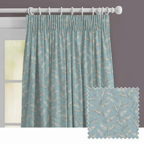 Eildon Printed Made to Measure Curtains Bluebell patterned fashion rug  