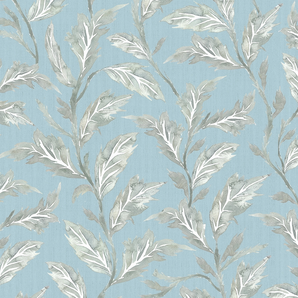 Eildon Printed Made to Measure Curtains Bluebell