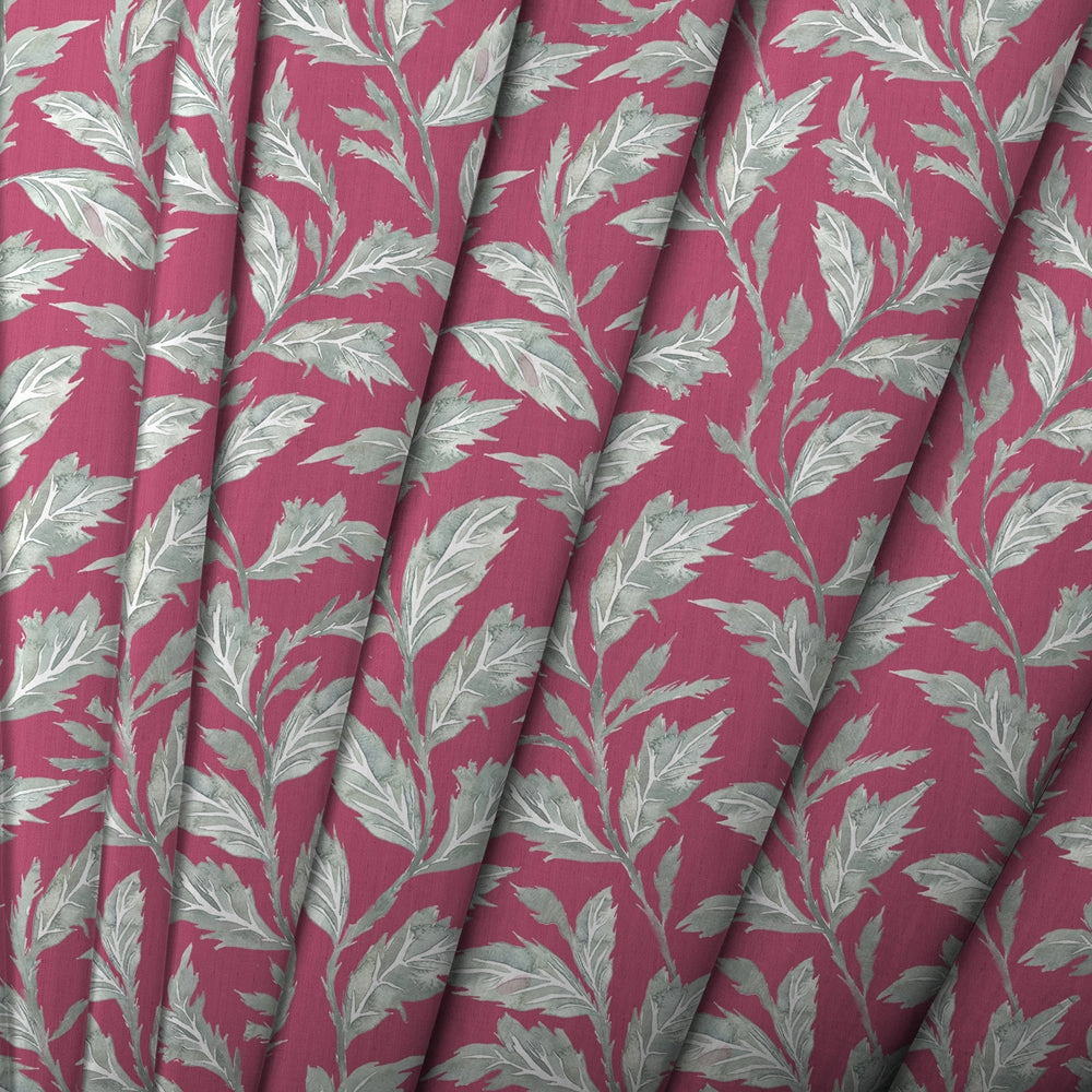 Eildon Printed Made to Measure Curtains Fuchsia