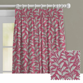 Eildon Printed Made to Measure Curtains Fuchsia patterned fashion rug  