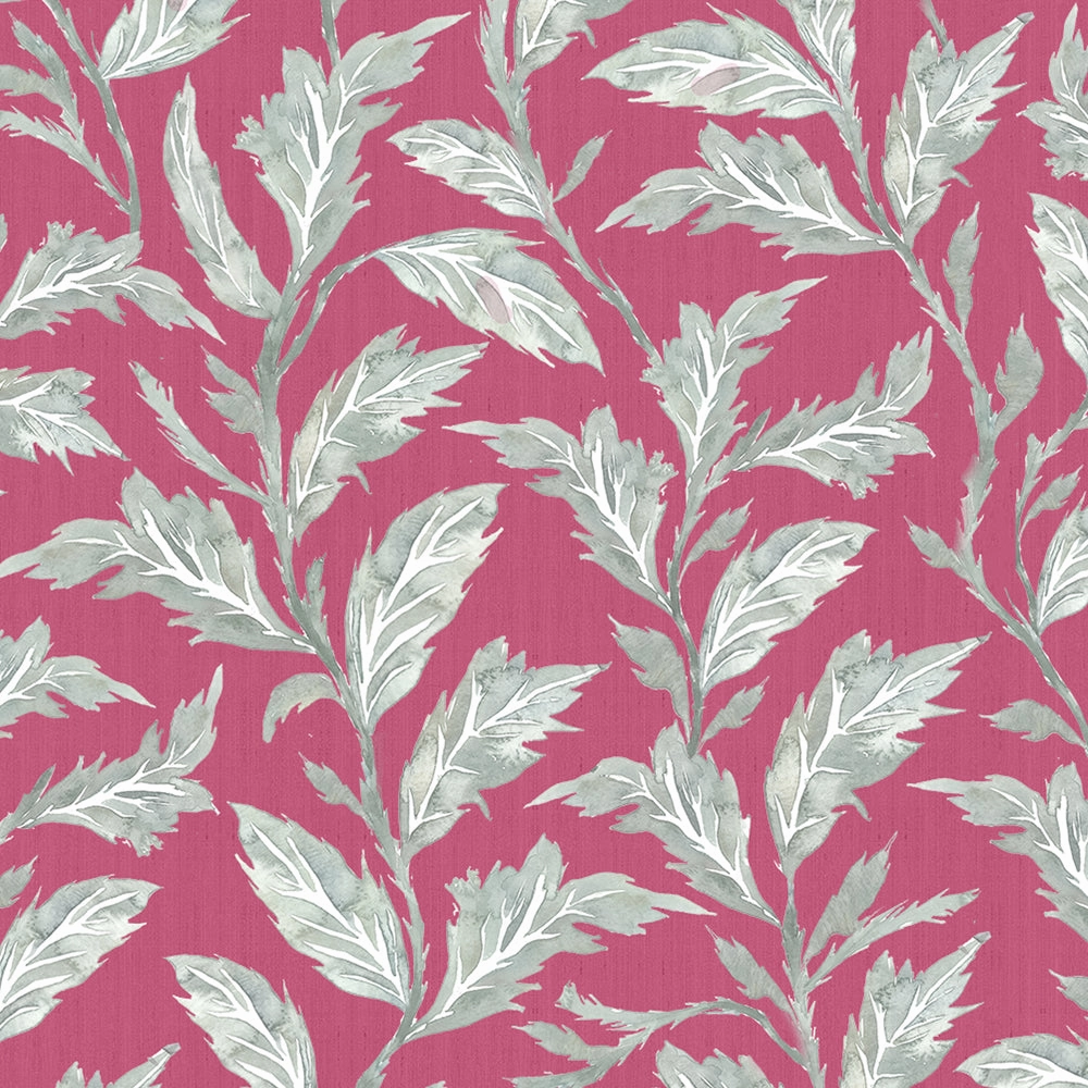 Eildon Printed Made to Measure Curtains Fuchsia