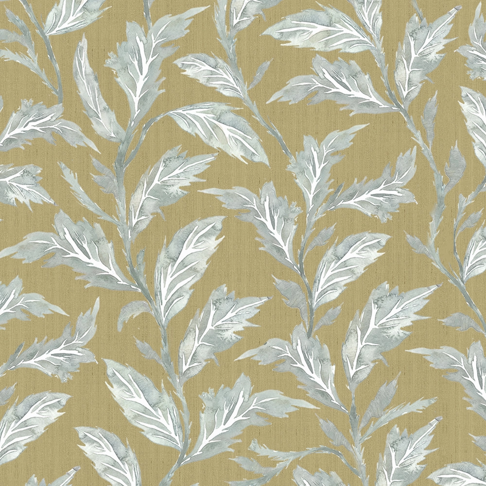 Eildon Printed Made to Measure Curtains Mustard