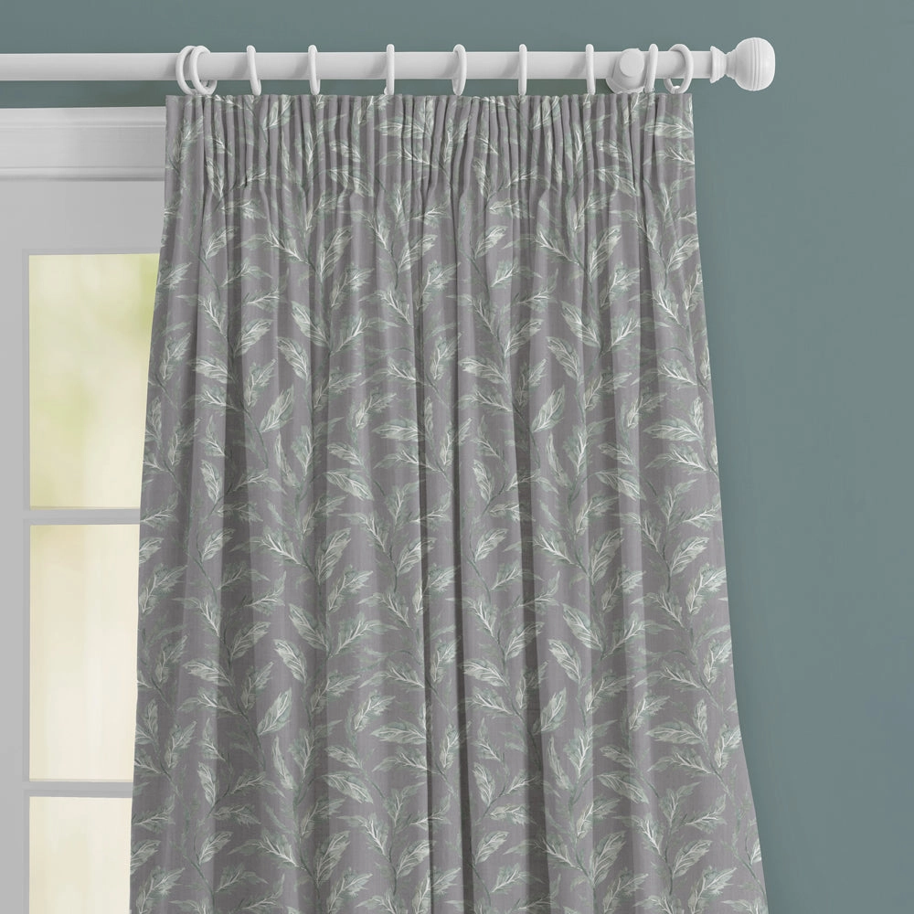 Eildon Printed Made to Measure Curtains Stone