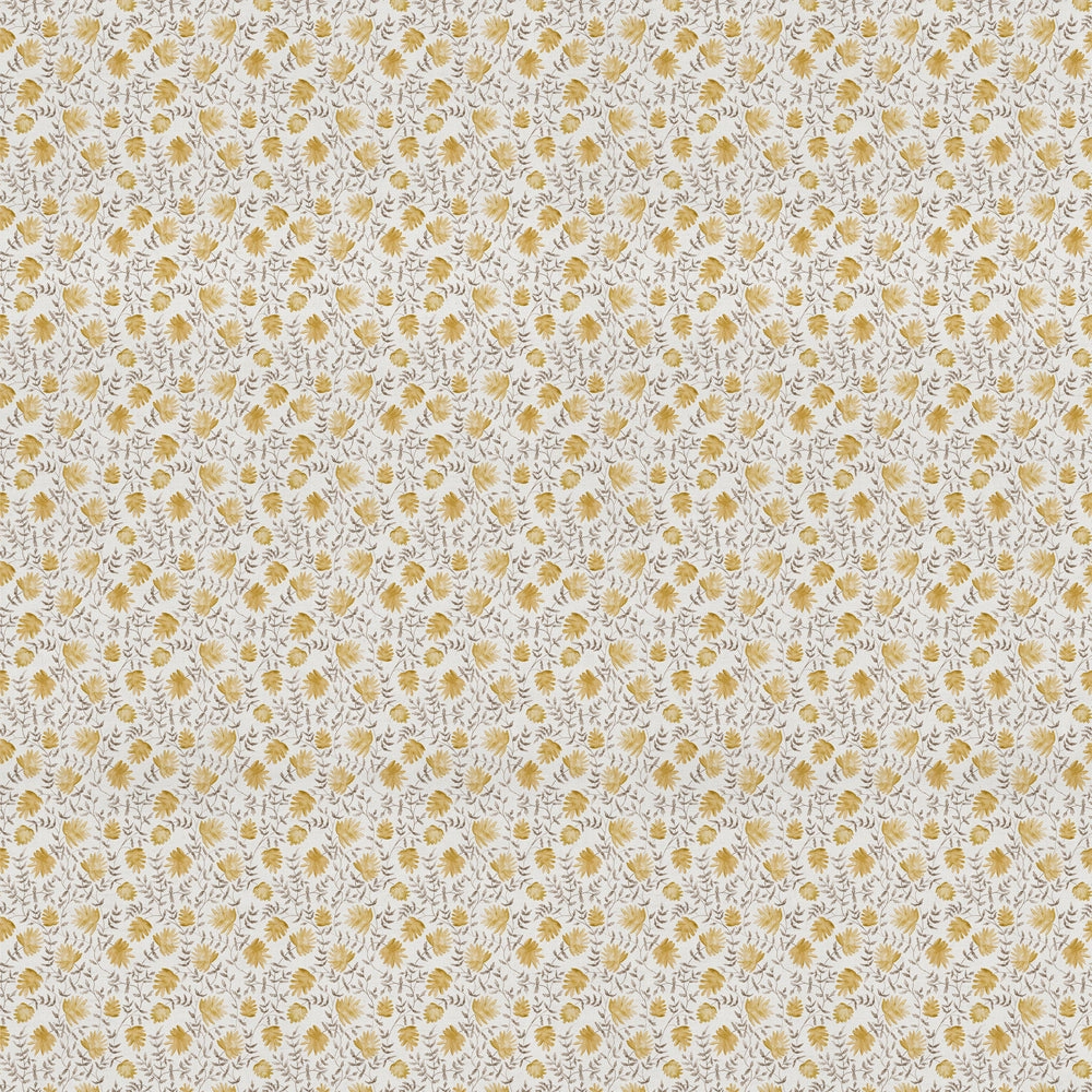 Elai Printed Cotton Fabric (By The Metre) Stone