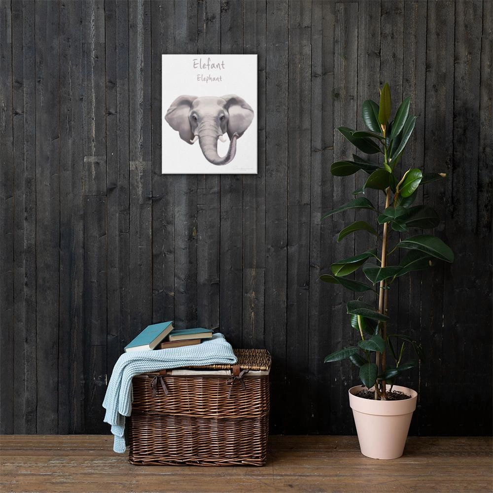 Elephant - canvas