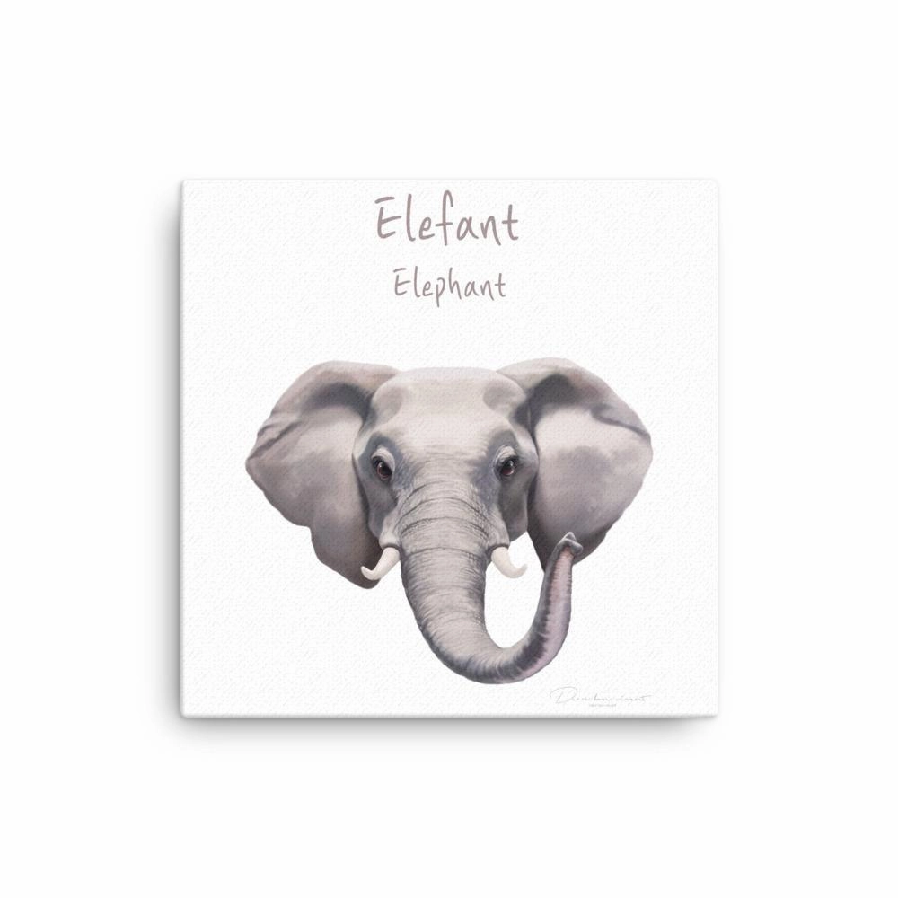 Elephant - canvas