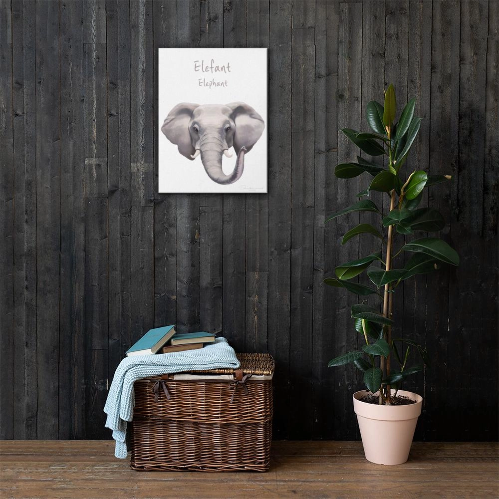 Elephant - canvas