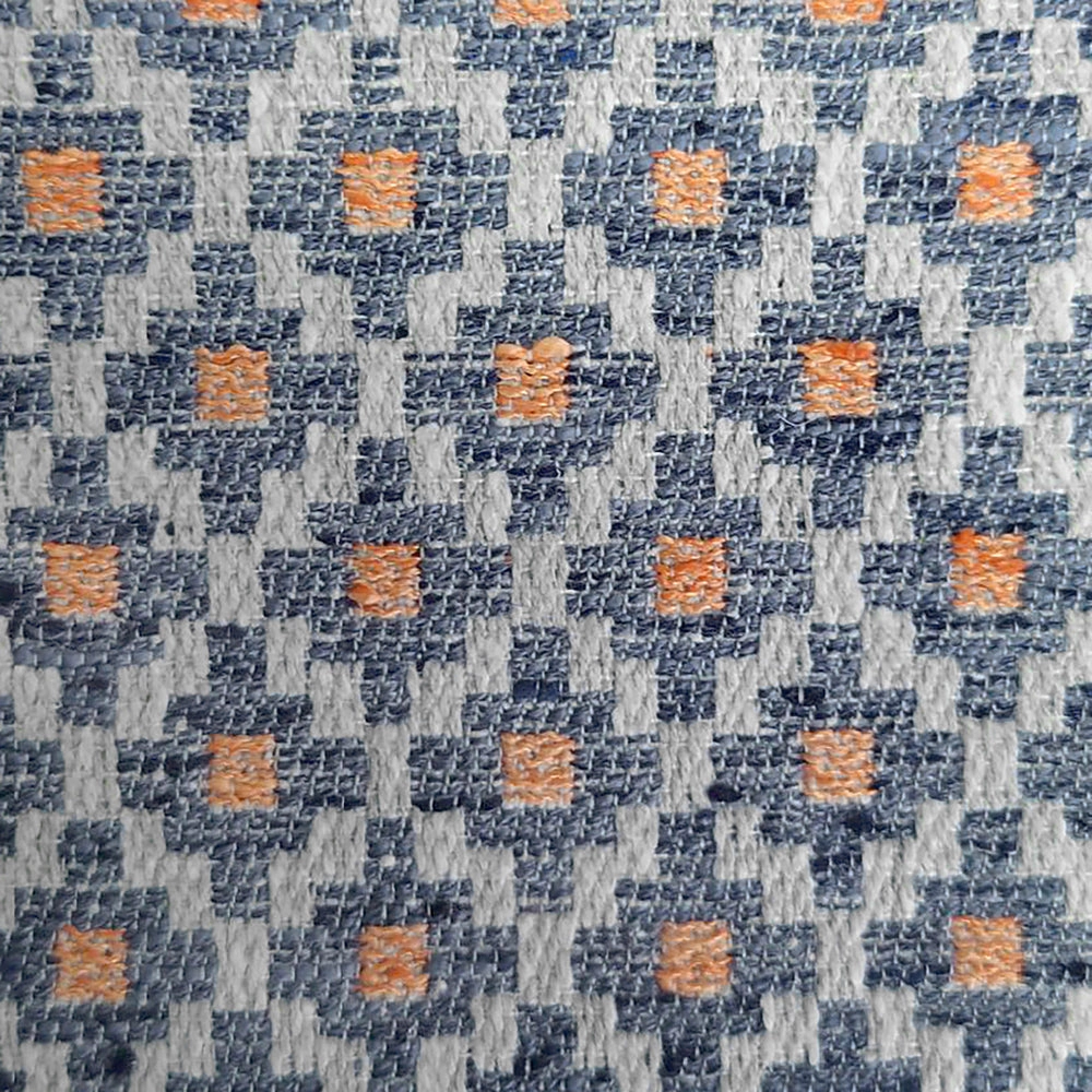 Elmore Woven Jacquard Fabric (By The Metre) Cornflower elegant table cloth  