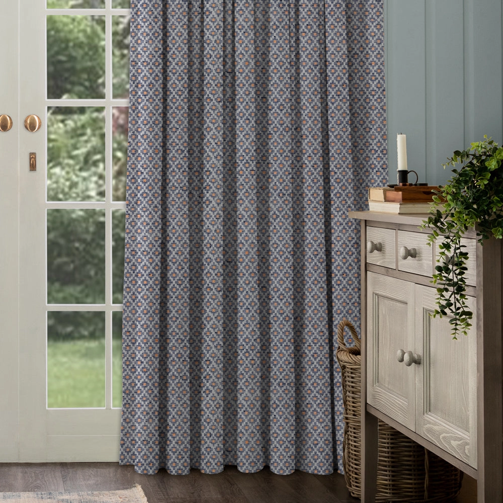 Elmore Woven Jacquard Fabric (By The Metre) Cornflower