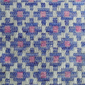Elmore Woven Jacquard Fabric (By The Metre) Indigo elegant table cloth  
