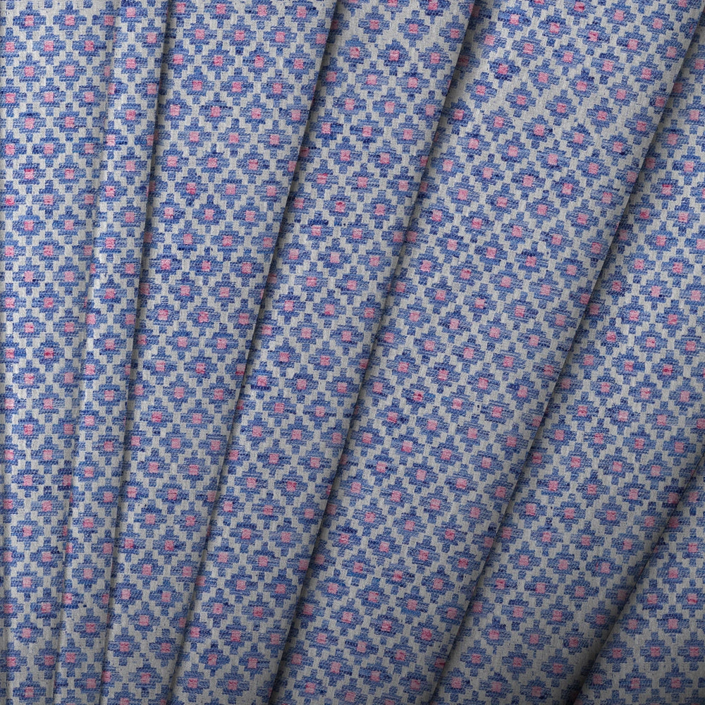 Elmore Woven Jacquard Fabric (By The Metre) Indigo