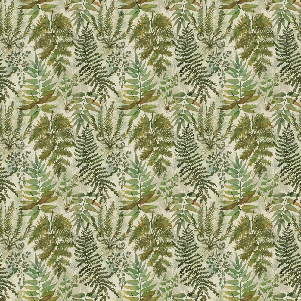 Elowen Printed Cotton Fabric (By The Metre) Linen
