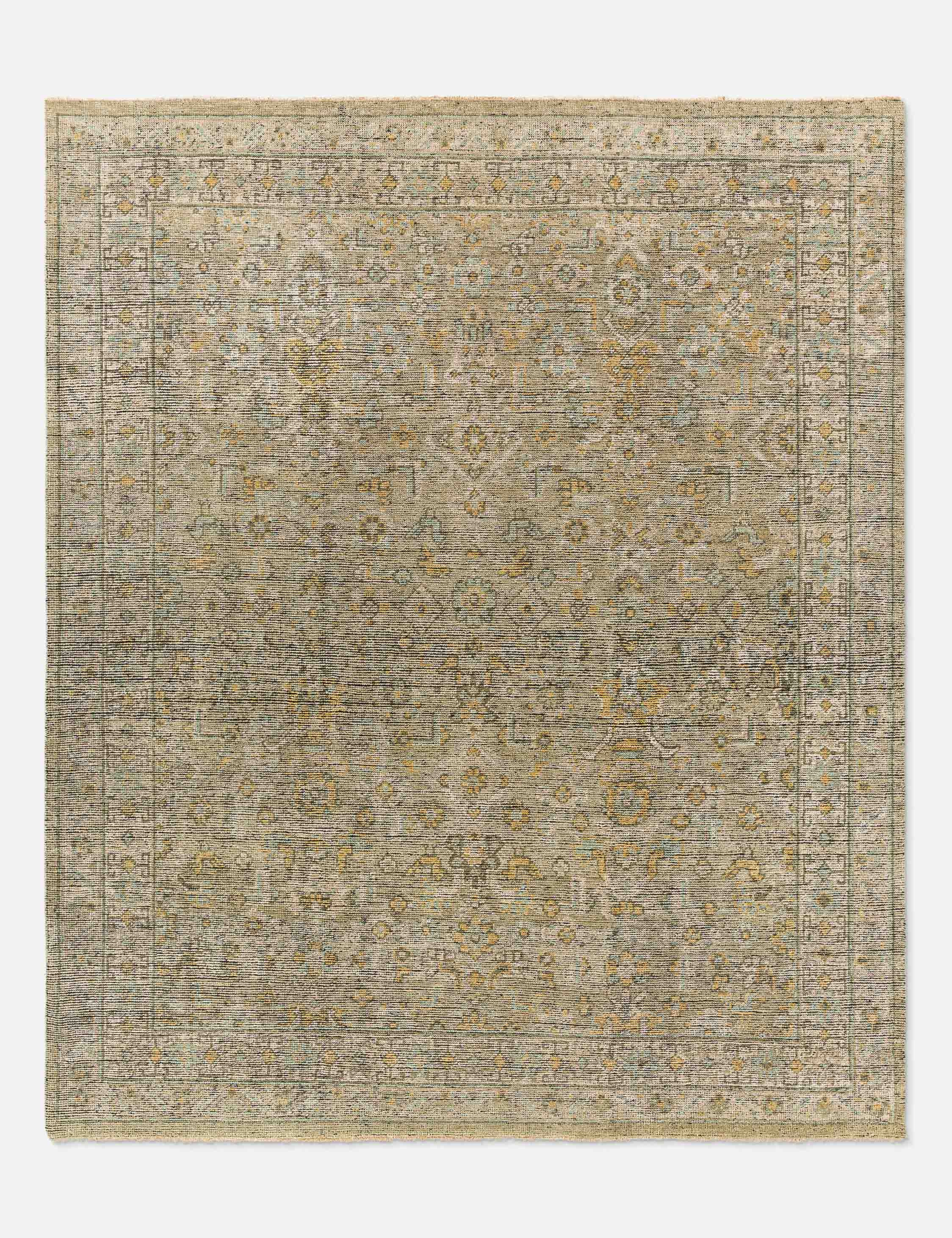 Elva Hand-Knotted Wool Rug trendy fashion rug
