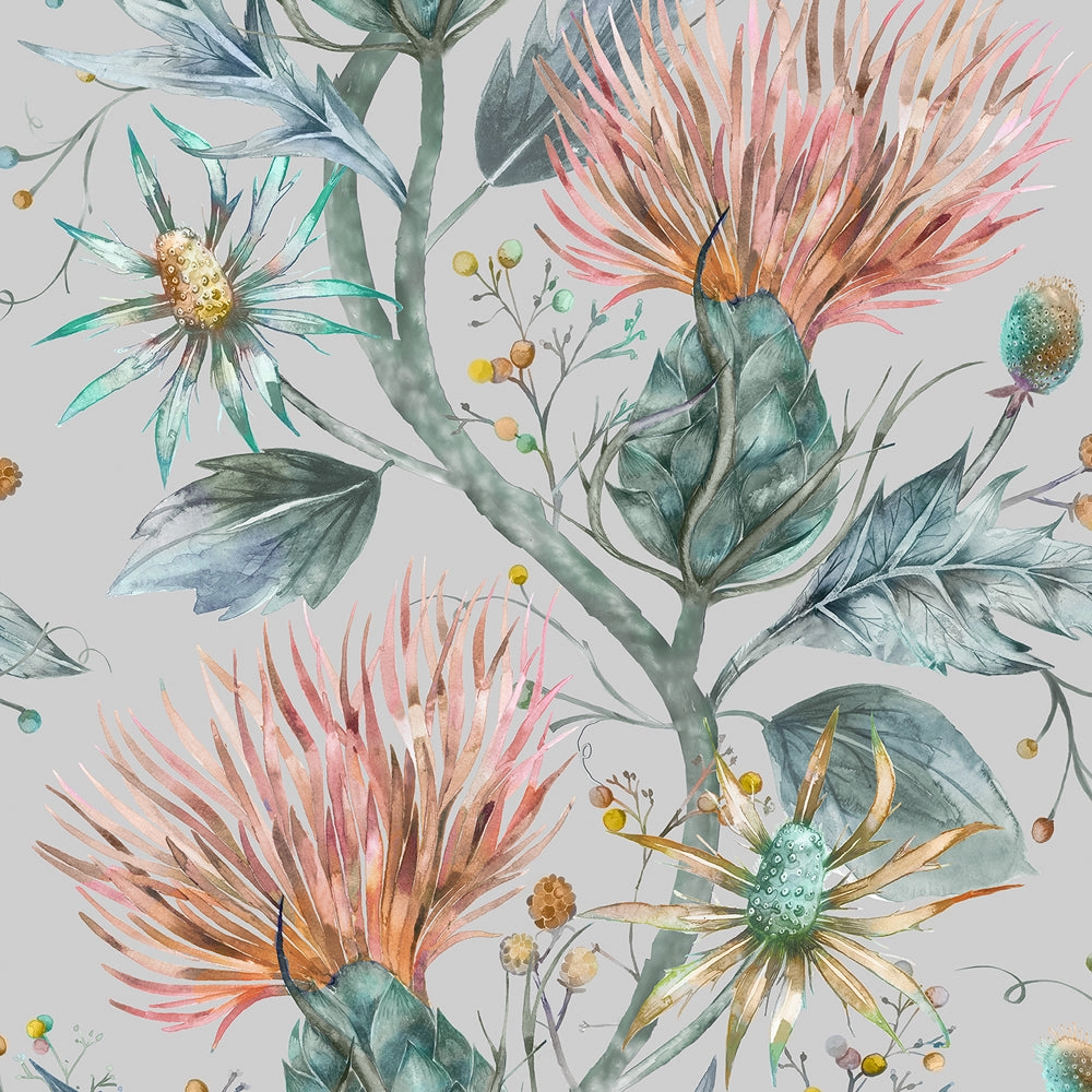 Elysium Printed Made to Measure Curtains Sapphire