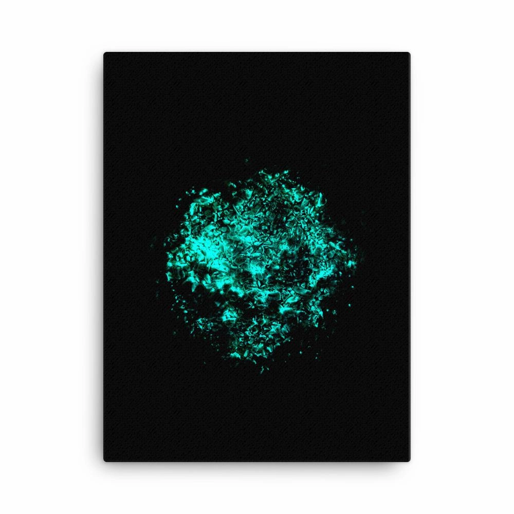 Emerald Planet - Leinwand canvas mural art