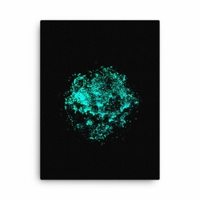 Emerald Planet - Leinwand canvas mural art