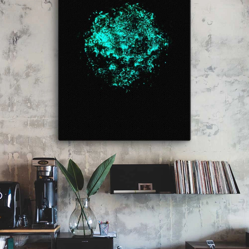 Emerald Planet - Leinwand