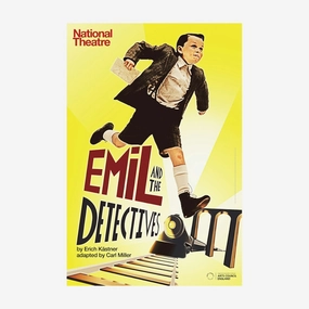 Emil and the Detectives 2013 Print vintage woodcut wallpaper