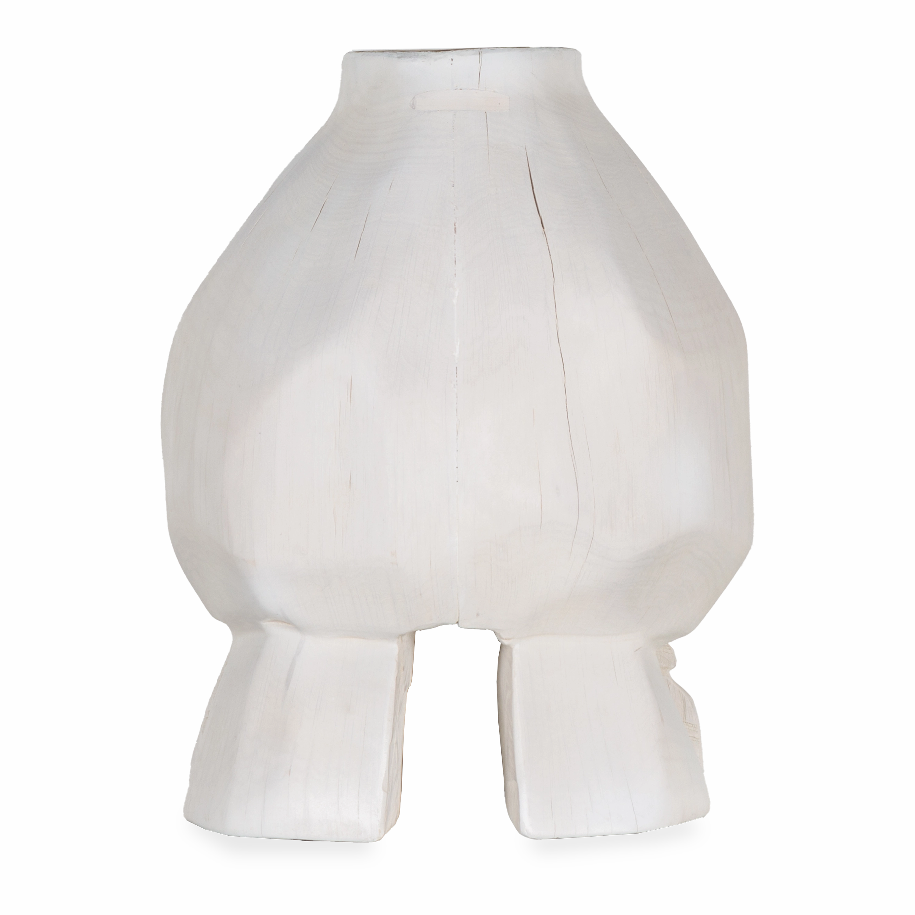 Emv Wooden Vase elegant wall decor