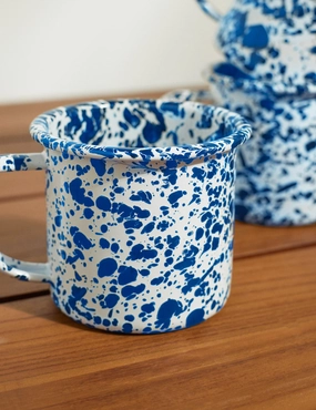 Enamelware Mug (Set of 4) by Crow Canyon decorative tabletop item