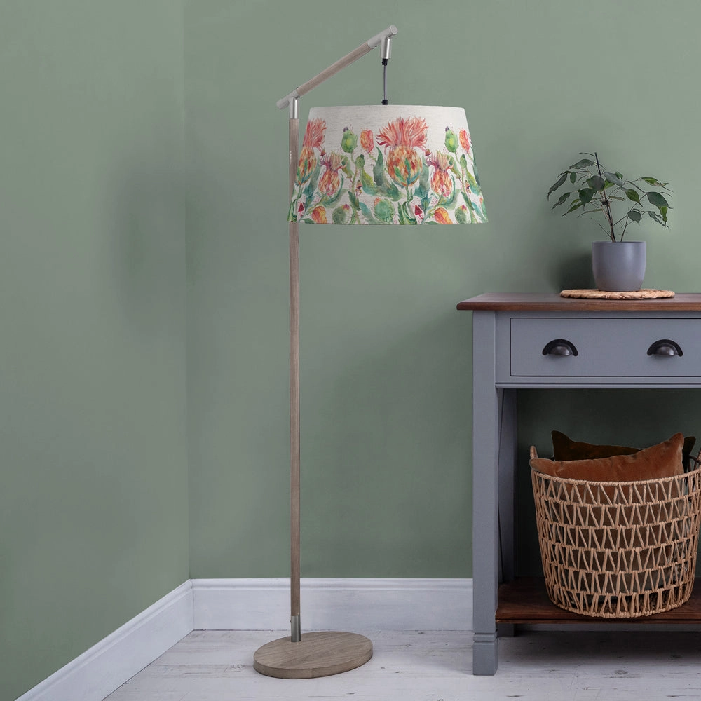 Enchanting Thistle Quintus Taper & Quintus Complete Floor Lamp Grey/Marigold patterned fashion rug  