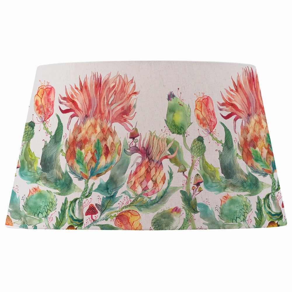Enchanting Thistle Quintus Taper Lamp Shade Marigold